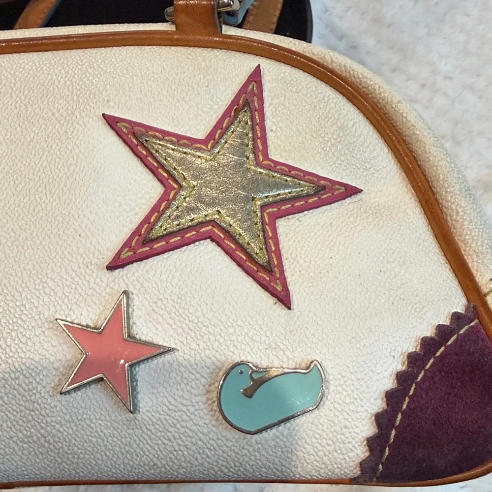 RARE - VINTAGE - Dooney & Bourke Lindsay Lohan #5 Rainbow IT Bag - Picture 11 of 14